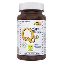 Abbildung: Q10 200 mg Kapseln 60 St, Kapseln PZN 00392419 
