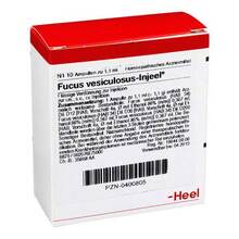 Abbildung: Fucus vesiculosus INJEEL Ampullen 10 St, Ampullen PZN 00400805 