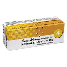 Abbildung: SCHUCKMINERAL Globuli 4 Kalium chloratum D6 7.5 g, Globuli PZN 00413297 