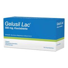 Abbildung: Gelusil Lac Kautabletten 100 St, Kautabletten PZN 00413854 