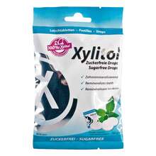 Abbildung: MIRADENT Xylitol Drops zuckerfrei Mint 60 g, Bonbons PZN 00416918 