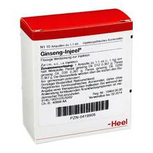 Abbildung: GINSENG INJEEL Ampullen 10 St, Ampullen PZN 00419905 