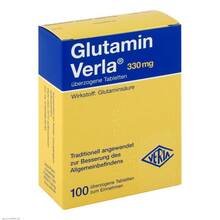 Abbildung: Glutamin Verla überzogene Tabletten 100 St, Überzogene Tabletten PZN 00425998 