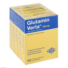 Abbildung: Glutamin Verla überzogene Tabletten 250 St, Überzogene Tabletten PZN 00426006 