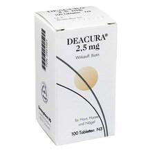 Abbildung: Deacura 2,5 mg Tabletten 100 St, Tabletten PZN 00451501 