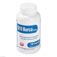 Abbildung: Q10 Berco 30 mg Kapseln 120 St, Kapseln PZN 00458420 
