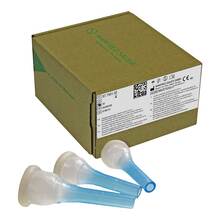 Abbildung: Sauer Comfort selbstklebend Urinalkond.130mm Drm.32mm 30 St, Kondome PZN 00464248 