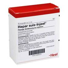 Abbildung: HEPAR SUIS Injeel Ampullen 10 St, Ampullen PZN 00469524 