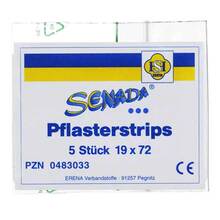 Abbildung: SENADA Pflasterstrips 19x72 mm 5 St, Pflaster PZN 00483033 