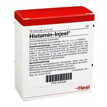 Abbildung: HISTAMIN Injeel Ampullen 10 St, Ampullen PZN 00490688 