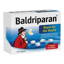 Abbildung: Baldriparan Stark für die Nacht überzogene Tabletten  60 St, Überzogene Tabletten PZN 00499181 