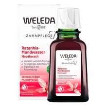 Abbildung: Weleda Ratanhia Mundwasser 50 ml, Mundwasser PZN 00506596 