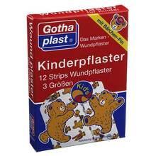 Abbildung: Gothaplast Kinderpflaster Strips 12 St, Pflaster PZN 00541167 