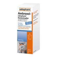 Abbildung: Ambroxol-ratiopharm Hustentropfen 100 ml, Tropfen zum Einnehmen PZN 00563097 