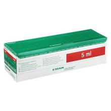 Abbildung: Omnifix Solo Spr.5 ml Luer latexfrei 100X5 ml, Spritzen PZN 00569958 