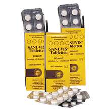 Abbildung: SANUVIS Tabletten 3X80 St, Tabletten PZN 00572067 