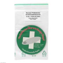 Abbildung: Senada Plakette Betriebsverbandkasten 10 St, Beutel PZN 00573902 