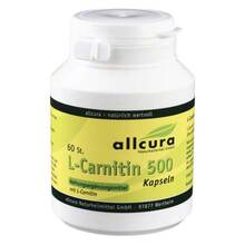 Abbildung: L-Carnitin Kapseln 500 60 St, Kapseln PZN 00586052 