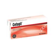 Abbildung: Cefagil Tabletten 100 St, Tabletten PZN 00593253 