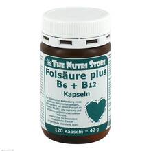 Abbildung: Folsäure + B12+B6 Kapseln 120 St, Kapseln PZN 00629608 