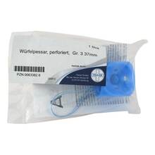 Abbildung: Arabin Würfel Pessar perforiert 37 mm Größe 3 1 St PZN 00633828 