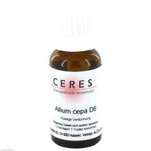 Abbildung: CERES Allium cepa D 6 Dilution 20 ml, Dilution PZN 00654339 