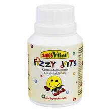 Abbildung: Fizzy Vits Kindervitamine Amosvital Lutschtabletten  50 St, Lutschtabletten PZN 00658225 