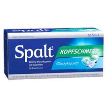 Abbildung: Spalt Kopfschmerz Weichkapseln 50 St, Weichkapseln PZN 00659957 