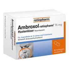 Abbildung: Ambroxol-ratiopharm 75 mg Hustenlöser Retardkapseln  50 St, Retard-Kapseln PZN 00680940 