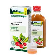Abbildung: Acerola Saft Schoenenberger 200 ml, Saft PZN 00692021 