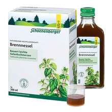 Abbildung: Brennnesselsaft Schoenenberger 3X200 ml, Saft PZN 00692104 