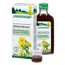 Abbildung: Johanniskraut Saft Schoenenberger 200 ml, Saft PZN 00692162 