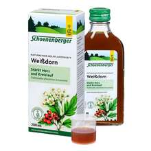 Abbildung: Weissdorn Saft Schoenenberger 200 ml, Flüssigkeit PZN 00692386 