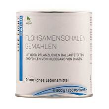 Abbildung: Flohsamenschalen gemahlen Pulver 500 g, Pulver PZN 00693109 