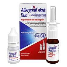 Abbildung: Allergodil akut Duo 4ml AT akut / 10ml NS akut 1 St, Kombipackung PZN 00694793 