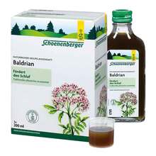 Abbildung: Baldrian Heilpflanzensäfte Schoenenberger 3X200 ml, Saft PZN 00699750 
