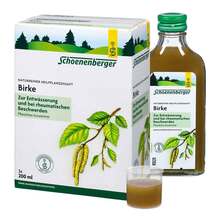 Abbildung: Birkensaft Schoenenberger Heilpflanzensäfte 3X200 ml, Saft PZN 00699767 