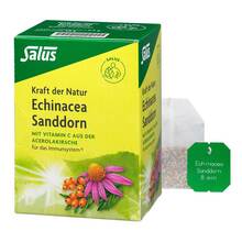 Abbildung: Echinacea Sanddorn Tee Kraft der Natur Salus Fbeutel  15 St, Filterbeutel PZN 00699810 