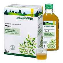 Abbildung: Mistel Saft Schoenenberger Heilpflanzensäfte 3X200 ml, Saft PZN 00700074 