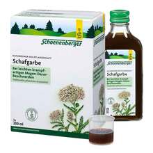 Abbildung: Schafgarbensaft Schoenenberger Heilpflaster Säfte 3X200 ml, Saft PZN 00700128 