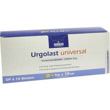 Abbildung: URGOLAST Universal Binde 10 cmx5 m 10 St, Binden PZN 00708236 