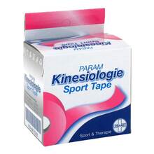 Abbildung: Kinesiologie Sport Tape 5 cmx5 m pink 1 St, Pflaster PZN 00725393 