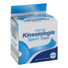 Abbildung: Kinesiologie Sport Tape 5 cmx5 m blau 1 St, Pflaster PZN 00725967 