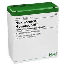 Abbildung: Nux vomica Homaccord Ampullen 10 St, Ampullen PZN 00735954 