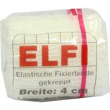 Abbildung: Dracoelfi elastisch Fixierbinde 4 cmx4 m gekrep.cello 1 St, Binden PZN 00736132 