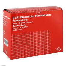 Abbildung: Dracoelfi elastisch Fixierbinde 8 cmx4 m gekreppt 20 St, Binden PZN 00736936 