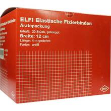 Abbildung: Dracoelfi elastisch Fixierbinde 12 cmx4 m gekreppt 20 St, Binden PZN 00737025 