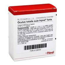 Abbildung: OCULUS totalis suis Injeel forte Ampullen 10 St, Ampullen PZN 00738059 