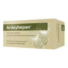 Abbildung: Ardeyhepan überzogene Tabletten 60 St, Überzogene Tabletten PZN 00759570 