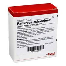 Abbildung: PANKREAS SUIS Injeel Ampullen 10 St, Ampullen PZN 00762313 